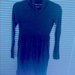 Sheer on top Longe  sleeve shirt dress